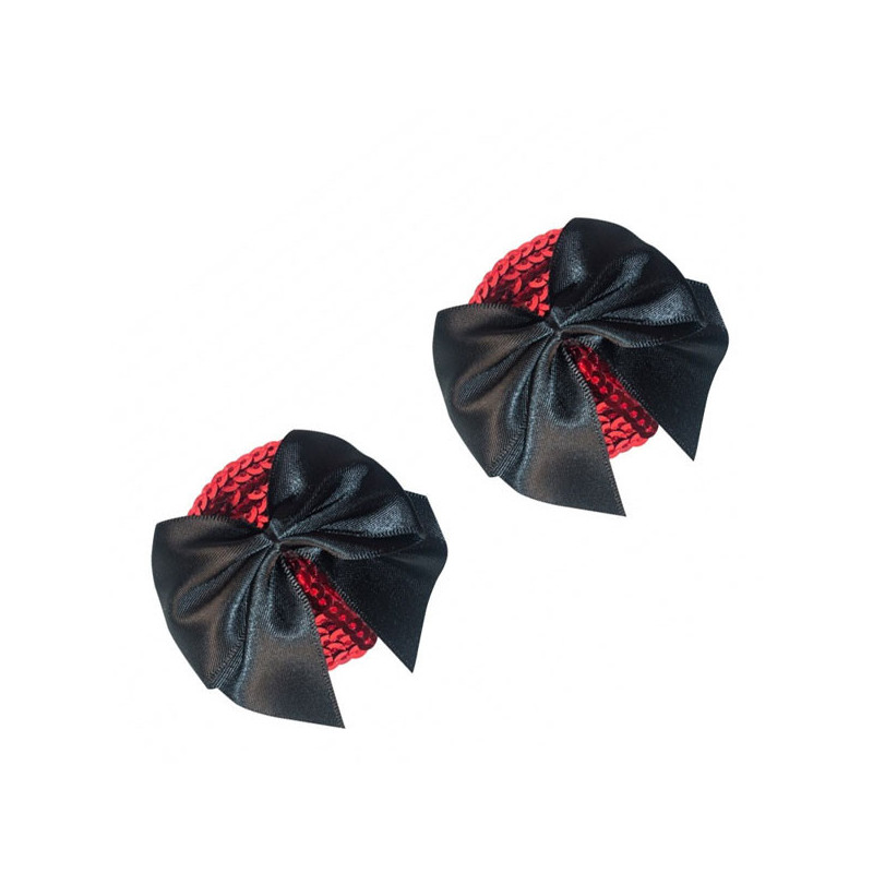 Cache tétons Blaze Rouge et Noir -