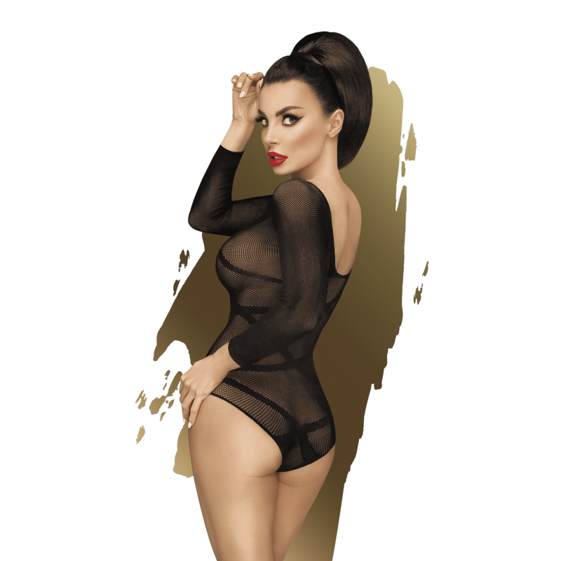 Body noir High On Love - Body sexy pour travestis