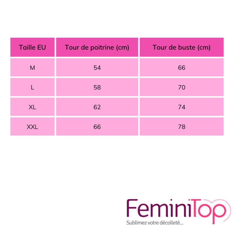 Soutien-gorge push up noir - Redresses seins pour travestis