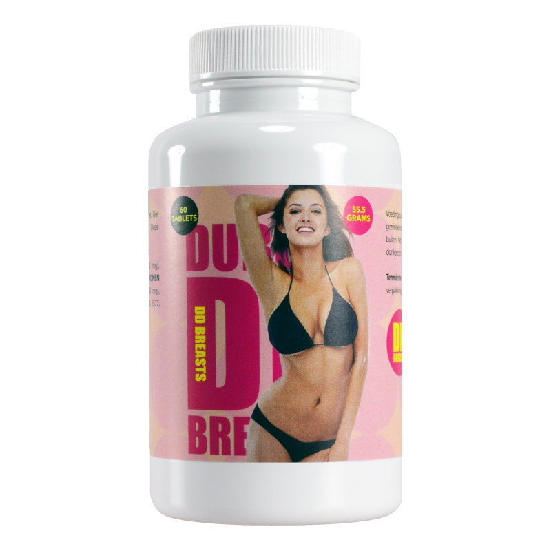 Gélules volume poitrine DD Breasts (60 comprimés) - Pilules volume poitrine pour travesti