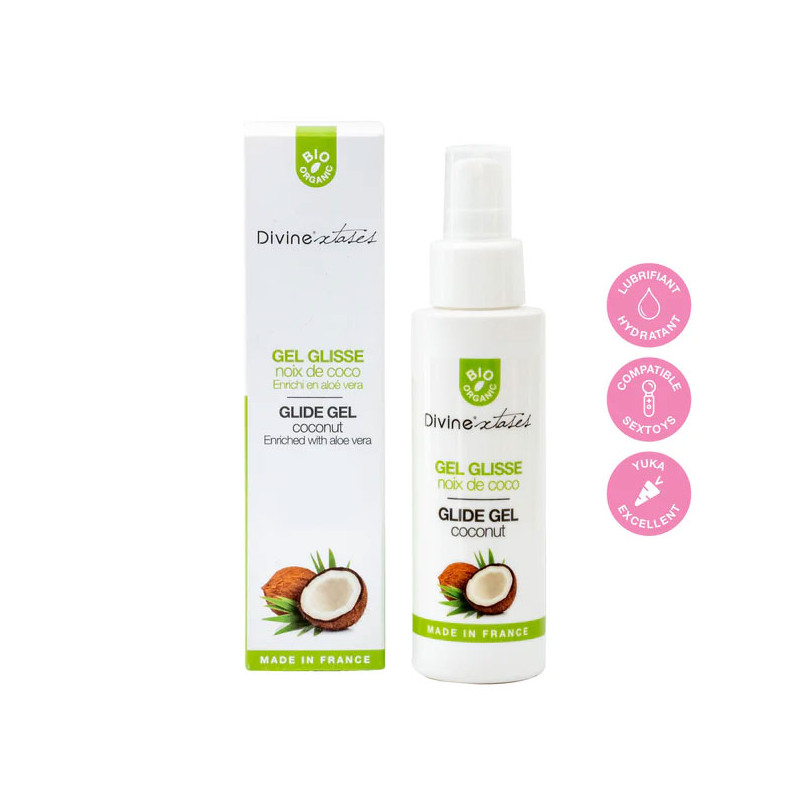 Gel Glisse Coco Bio (100ml) - Lubrifiants intimes pour travestis