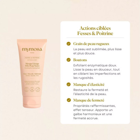 Masque Lissage Effet Peau Neuve - Poitrine & Fesses - Crèmes volume fesses pour travesti Masque Lissage Effet Peau Neuve - Poitrine & Fesses - Crèmes volume fesses pour travesti