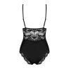 Body noir à dentelles - Body sexy pour travestis Body noir à dentelles - Body sexy pour travestis