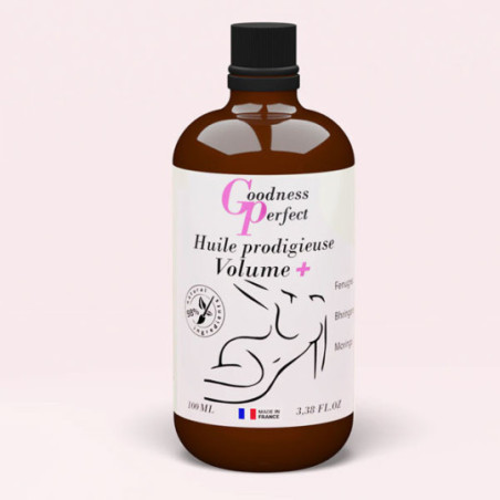 Huile prodigieuse Volume + (100ml) - Crèmes volume poitrine pour travesti