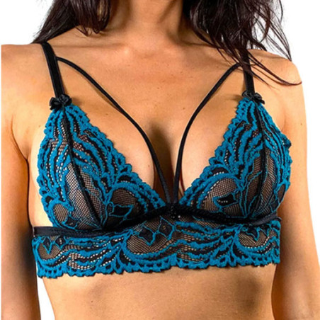 Soutien-Gorge Triangle À Lanières En Dentelle - Soutiens-gorge sexy pour travestis