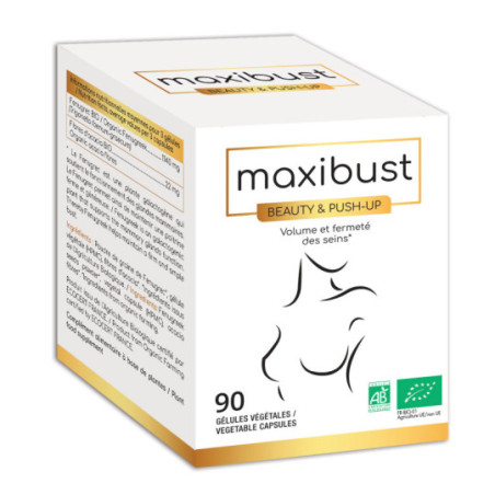 Maxibust X 90 gélules - Pilules volume poitrine pour travesti