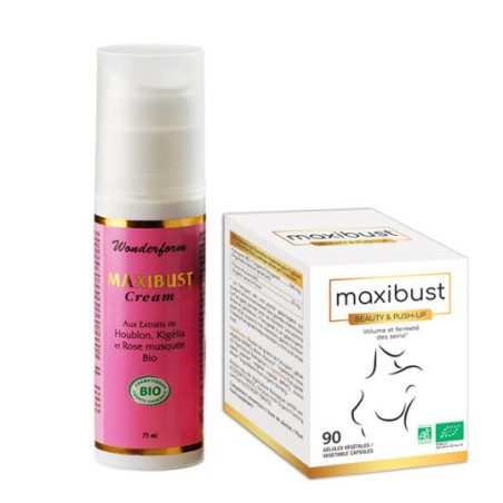 Cure maxibust poitrine 2 produits - Pilules volume poitrine pour travesti