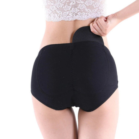 Culotte rembourrée fausses fesses noires - Fausses fesses