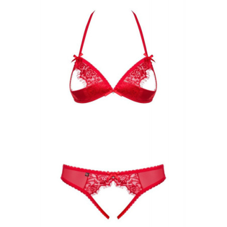 Soutien-gorge ouvert rouge - Redresses seins pour travestis