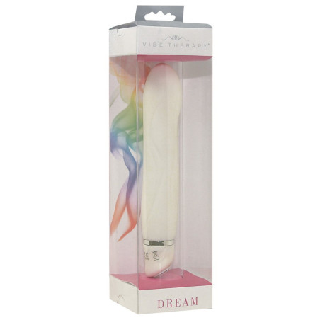 Mini vibro Dream blanc - Vibe Therapy - Crèmes volume poitrine pour travesti