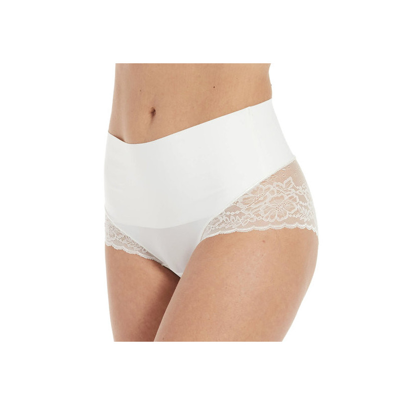 Culotte tucking blanche à dentelles - Tucking